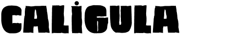 preview image of the Caligula font