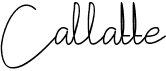 preview image of the Callatte font