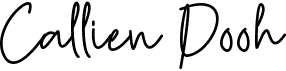 preview image of the Callien Pooh font