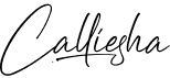 preview image of the Calliesha font