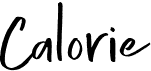 preview image of the Calorie font