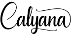 preview image of the Calyana font