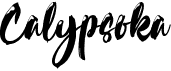 preview image of the Calypsoka font