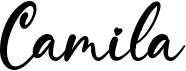 preview image of the Camila font