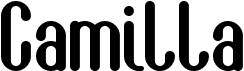 preview image of the Camilla font