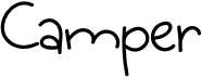 preview image of the Camper font