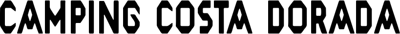 preview image of the Camping Costa Dorada font