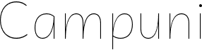 preview image of the Campuni font