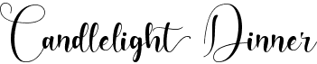 preview image of the Candlelight Dinner font