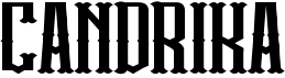 preview image of the Candrika font