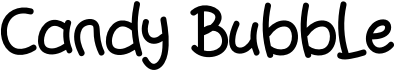 preview image of the Candy Bubble font