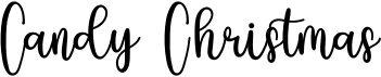 preview image of the Candy Christmas font