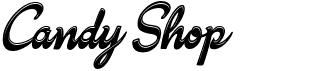 preview image of the Candy Shop font