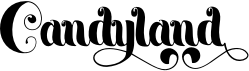 preview image of the Candyland font