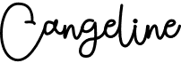preview image of the Cangeline font