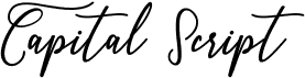 preview image of the Capital Script font