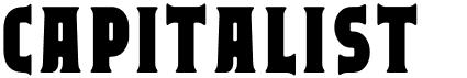 preview image of the Capitalist font