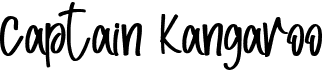 preview image of the Captain Kangaroo font