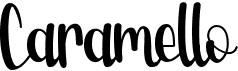 preview image of the Caramello font