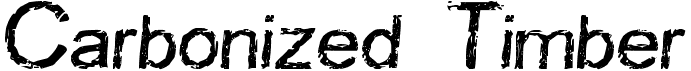 preview image of the Carbonized Timber font