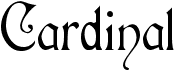 preview image of the Cardinal font