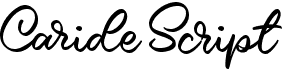 preview image of the Caride Script font