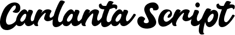 preview image of the Carlanta Script font