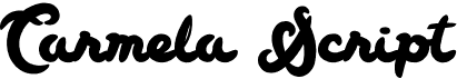 preview image of the Carmela Script font