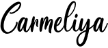 preview image of the Carmeliya font