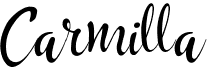 preview image of the Carmilla font