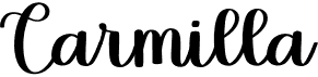 preview image of the Carmilla font