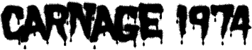 preview image of the Carnage 1974 font