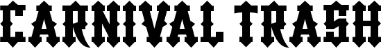 preview image of the Carnival Trash font