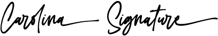 preview image of the Carolina Signature font