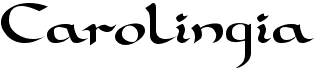 preview image of the Carolingia font