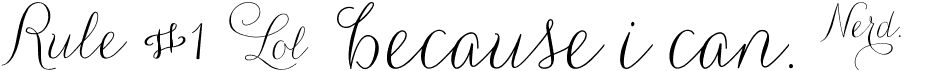 preview image of the Carolyna Words font