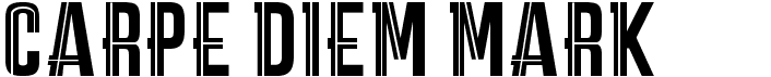 preview image of the Carpe Diem Mark font