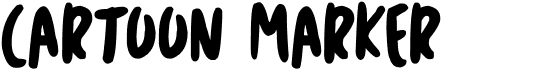 preview image of the Cartoon Marker font