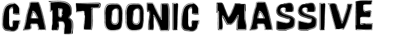 preview image of the Cartoonic Massive font