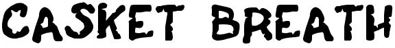 preview image of the Casket Breath font