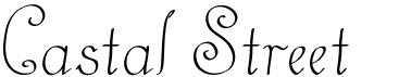 preview image of the Castal Street font