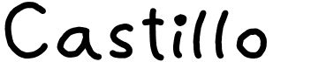 preview image of the Castillo font