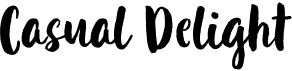 preview image of the Casual Delight font