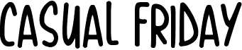 preview image of the Casual Friday font