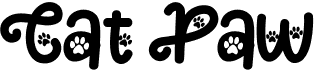 preview image of the Cat Paw font