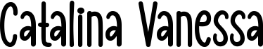 preview image of the Catalina Vanessa font