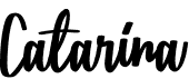 preview image of the Catarina font