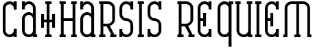 preview image of the Catharsis Requiem font