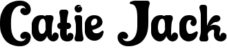 preview image of the Catie Jack font
