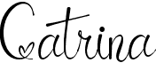 preview image of the Catrina font